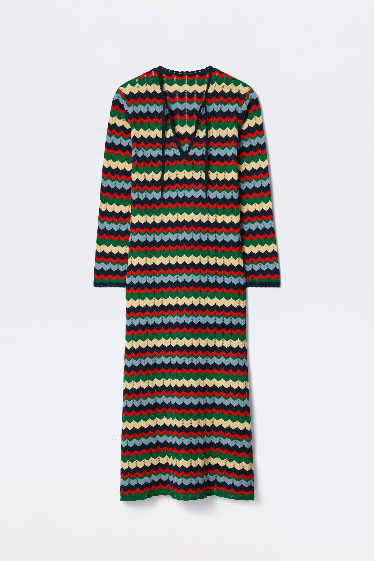 Lucila - Retro Chevron Blue