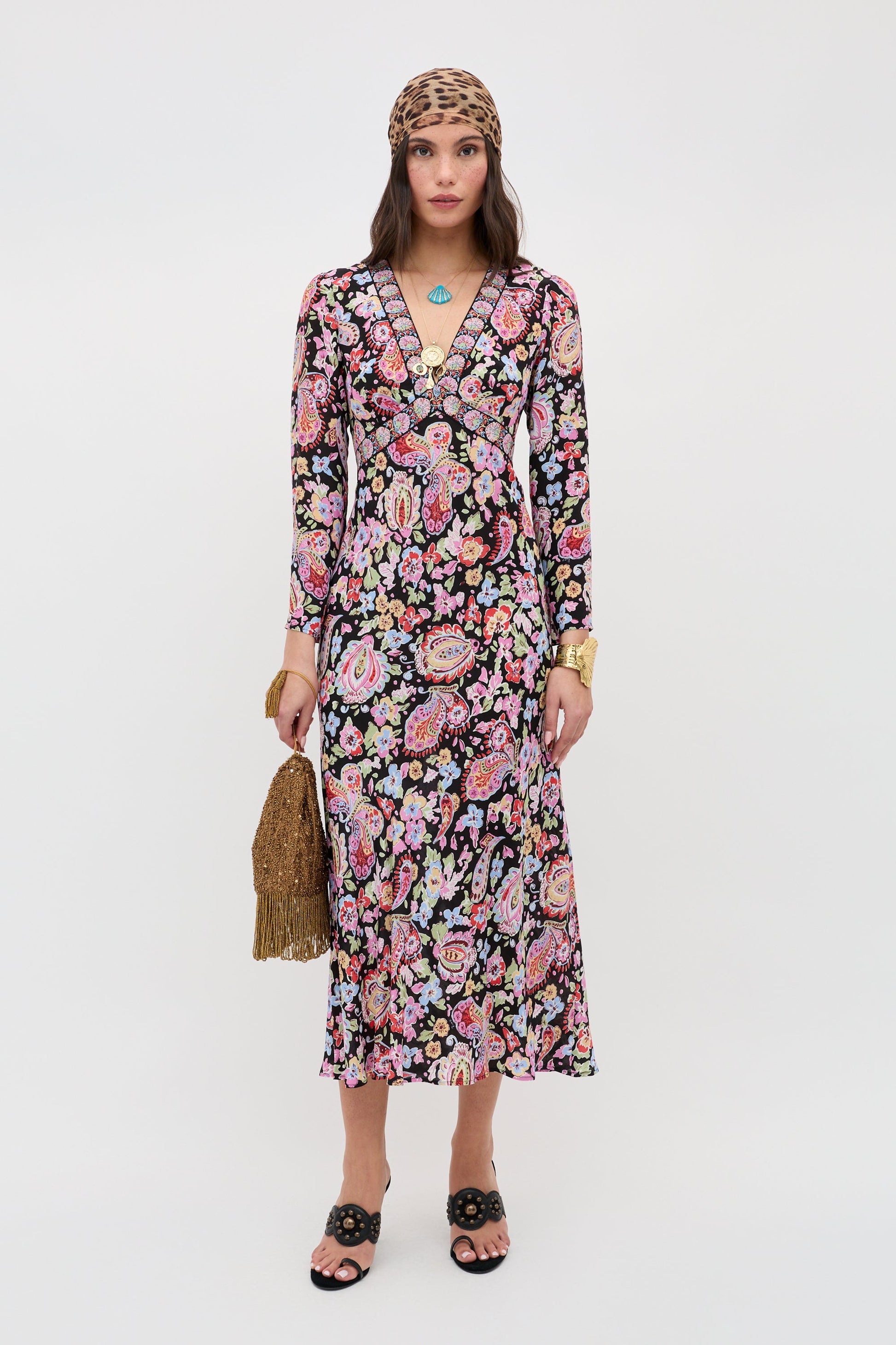Tania - Cara Floral Black