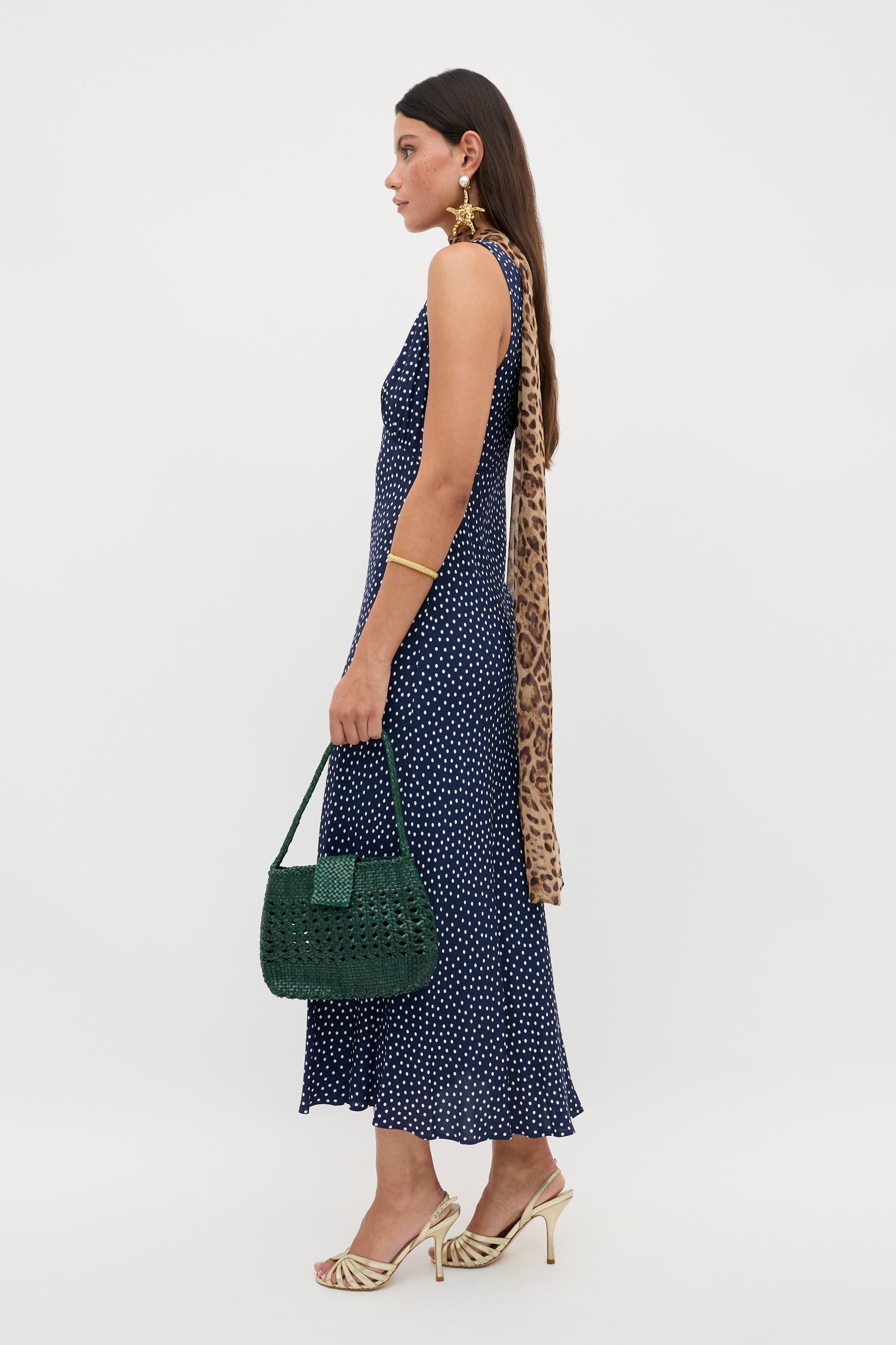 Sandrine - Mini Dot Navy