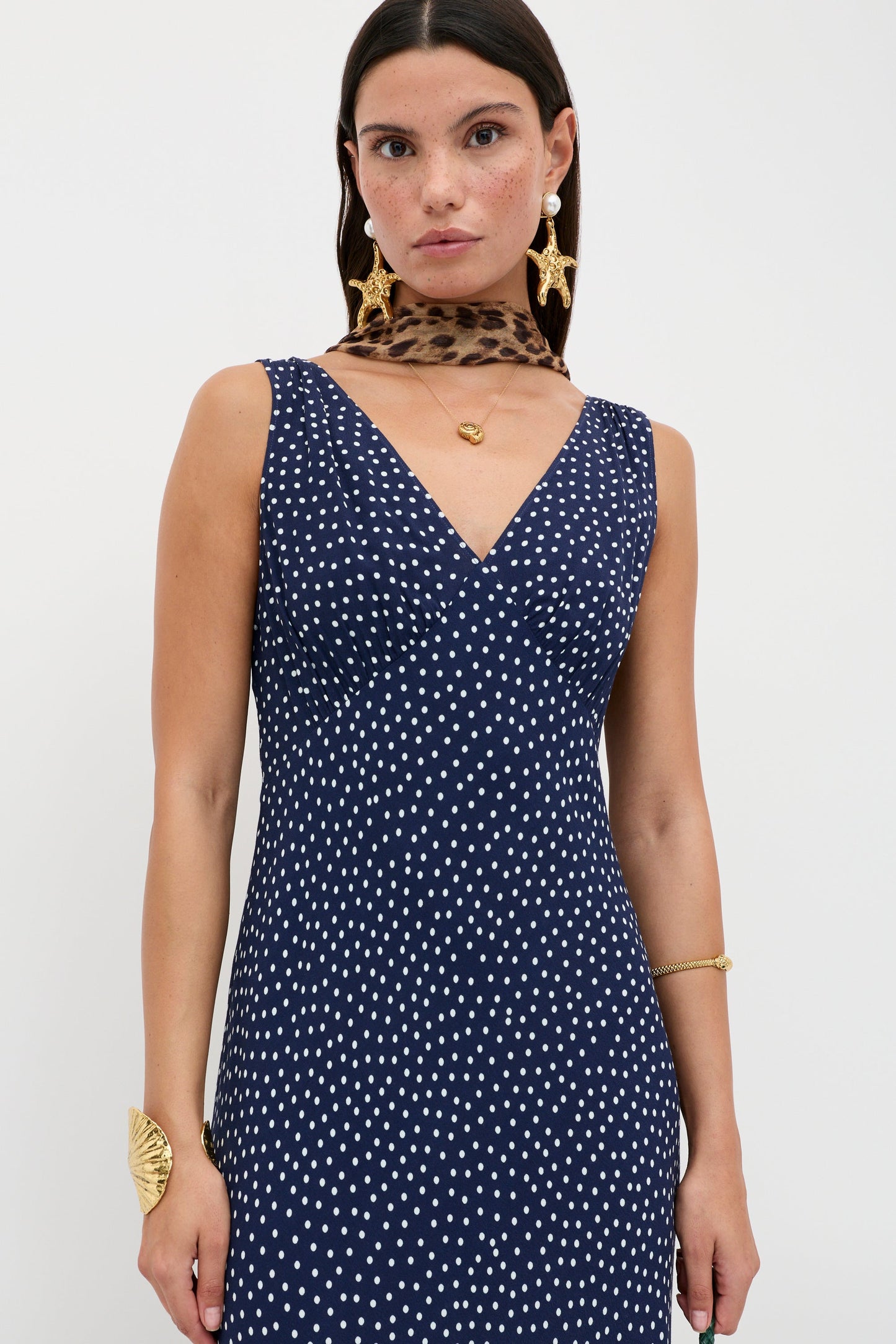 Sandrine - Mini Dot Navy