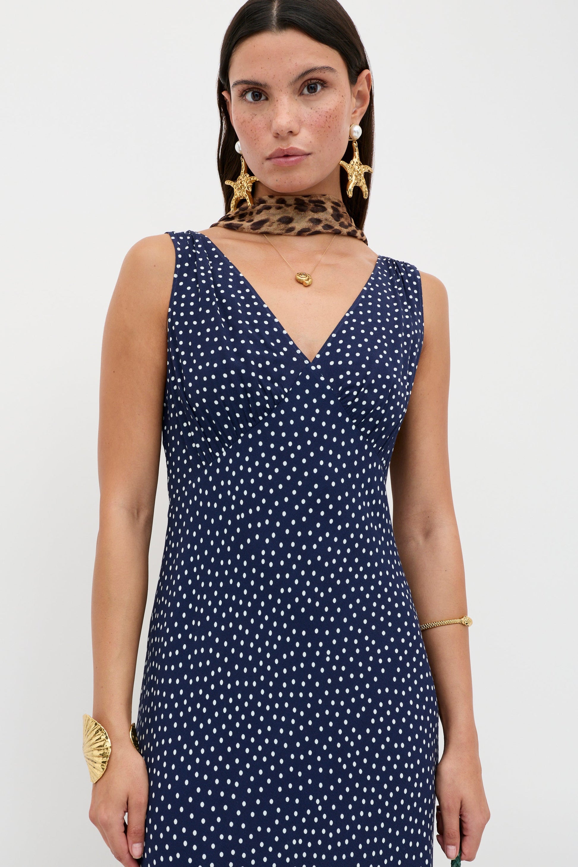 Sandrine - Mini Dot Navy