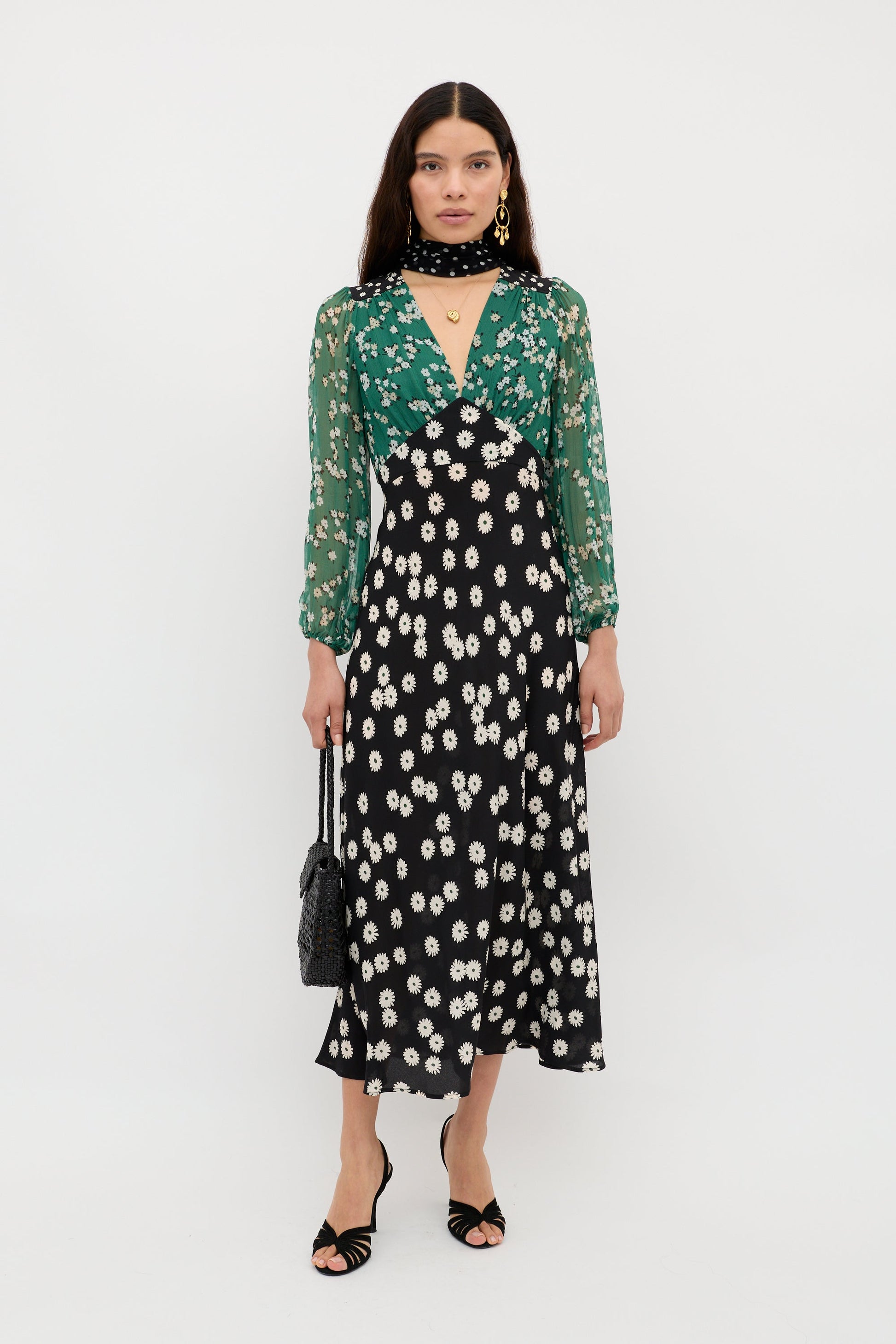 Kaila - City Floral Mix Olive