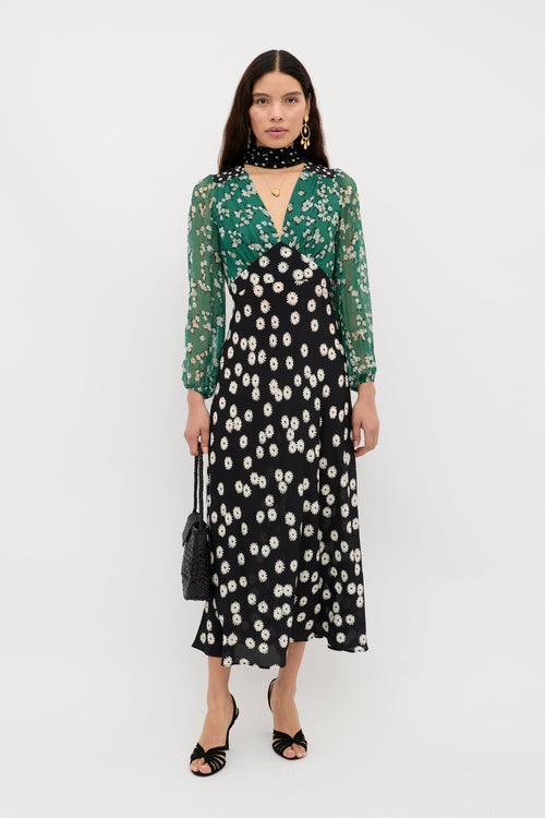 Kaila - City Floral Mix Olive