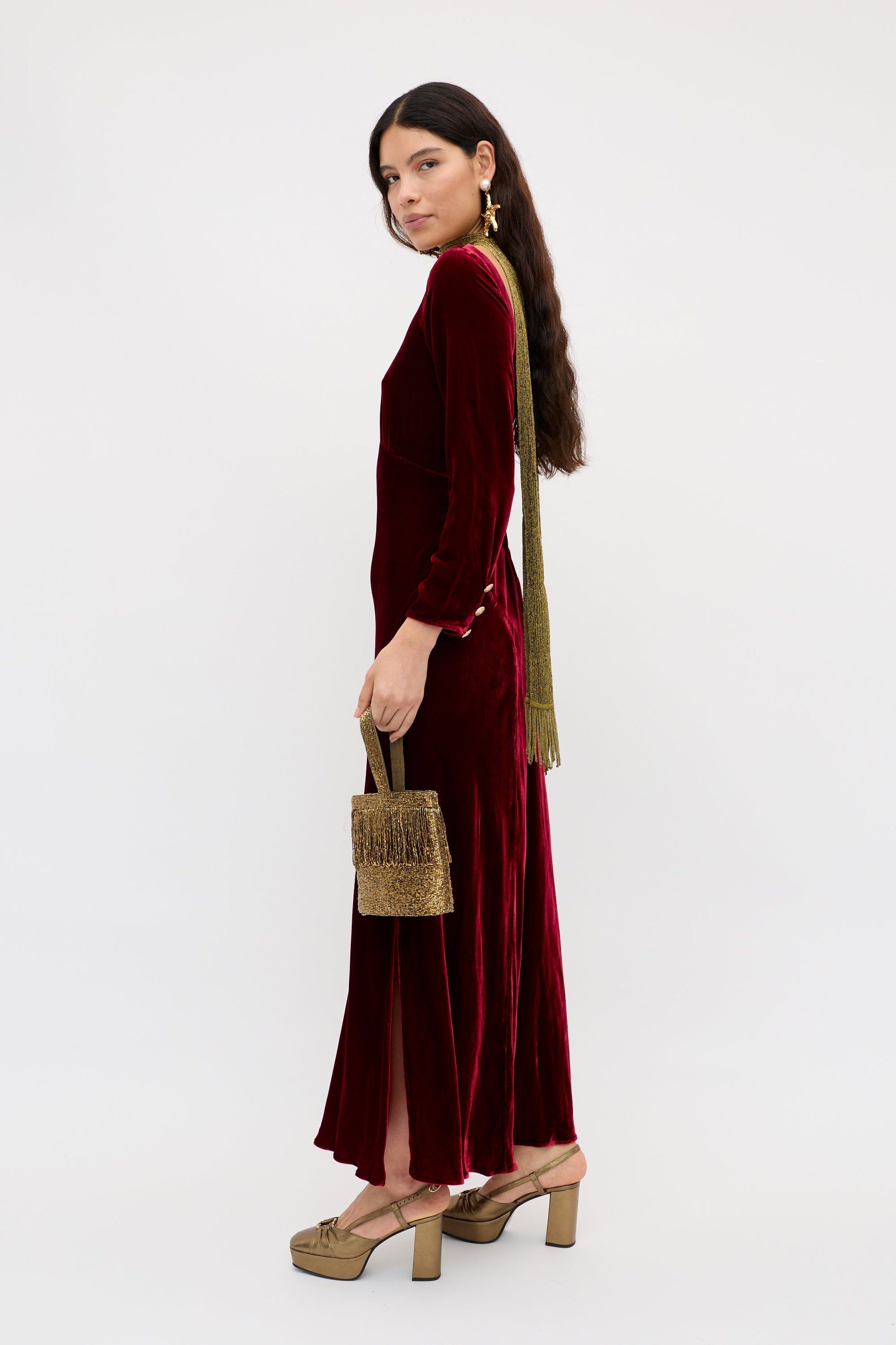 Devina - Burgundy