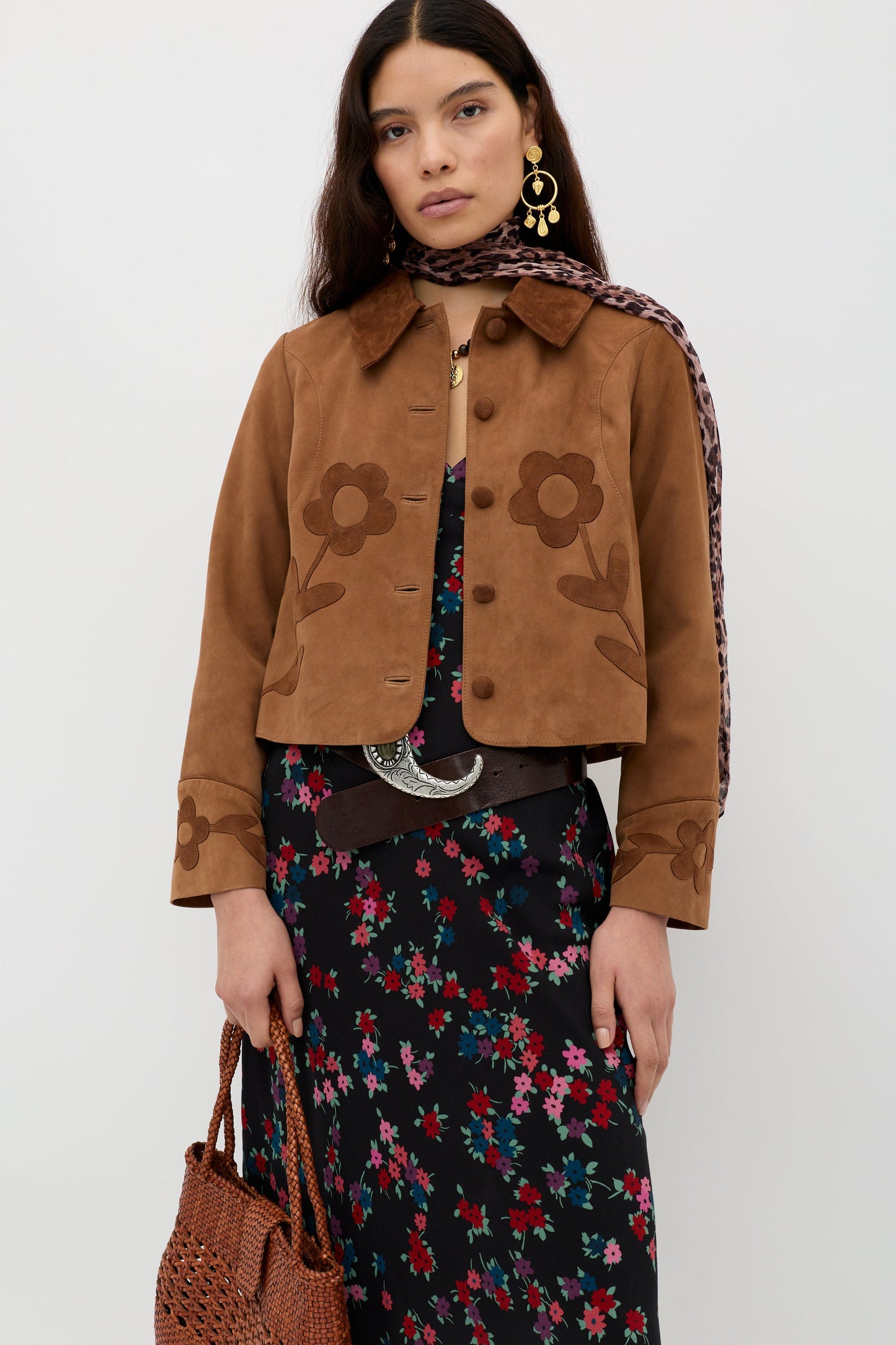 Mavis - City Floral Black