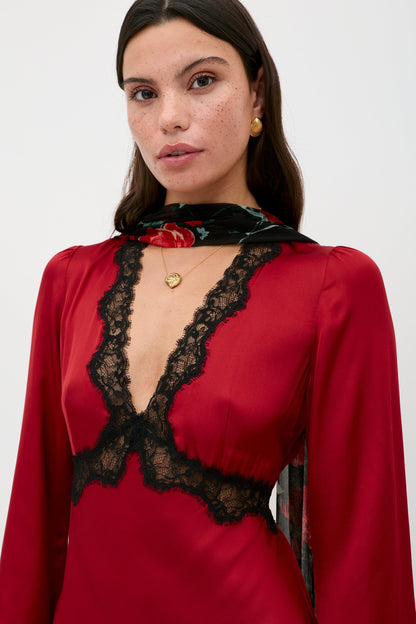 Debra - Burgundy