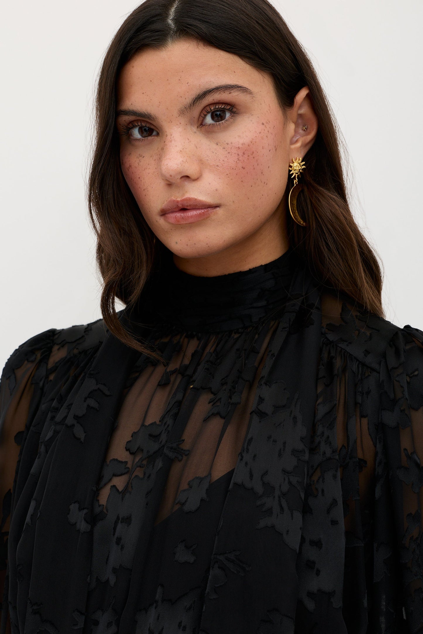 Anaya  -  Bouquet Devoré Black