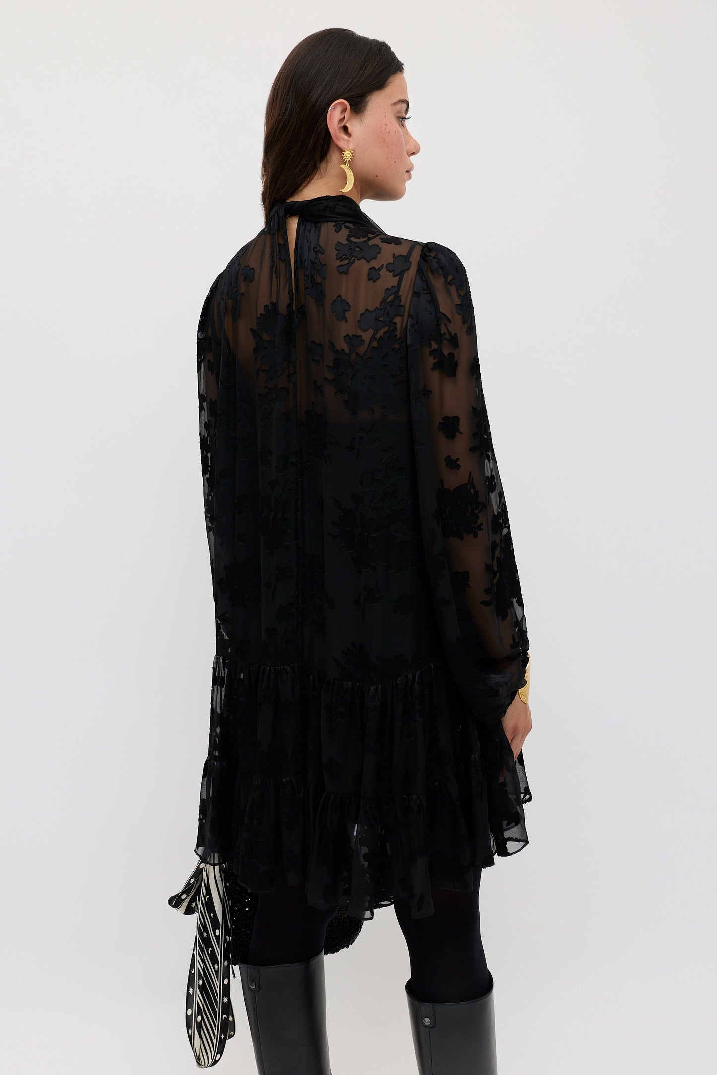 Anaya  -  Bouquet Devoré Black