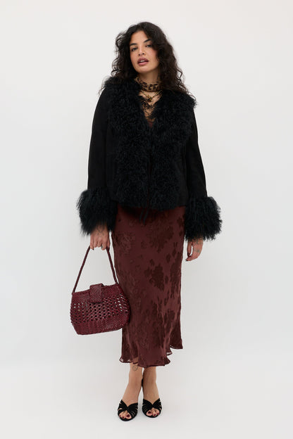 Noraya  -  Bouquet Devoré Brown