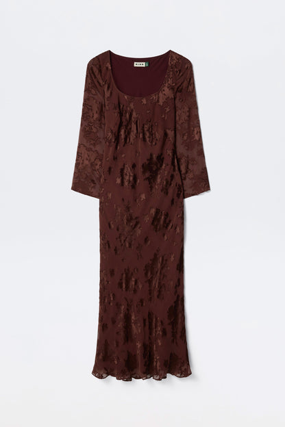 Noraya  -  Bouquet Devoré Brown