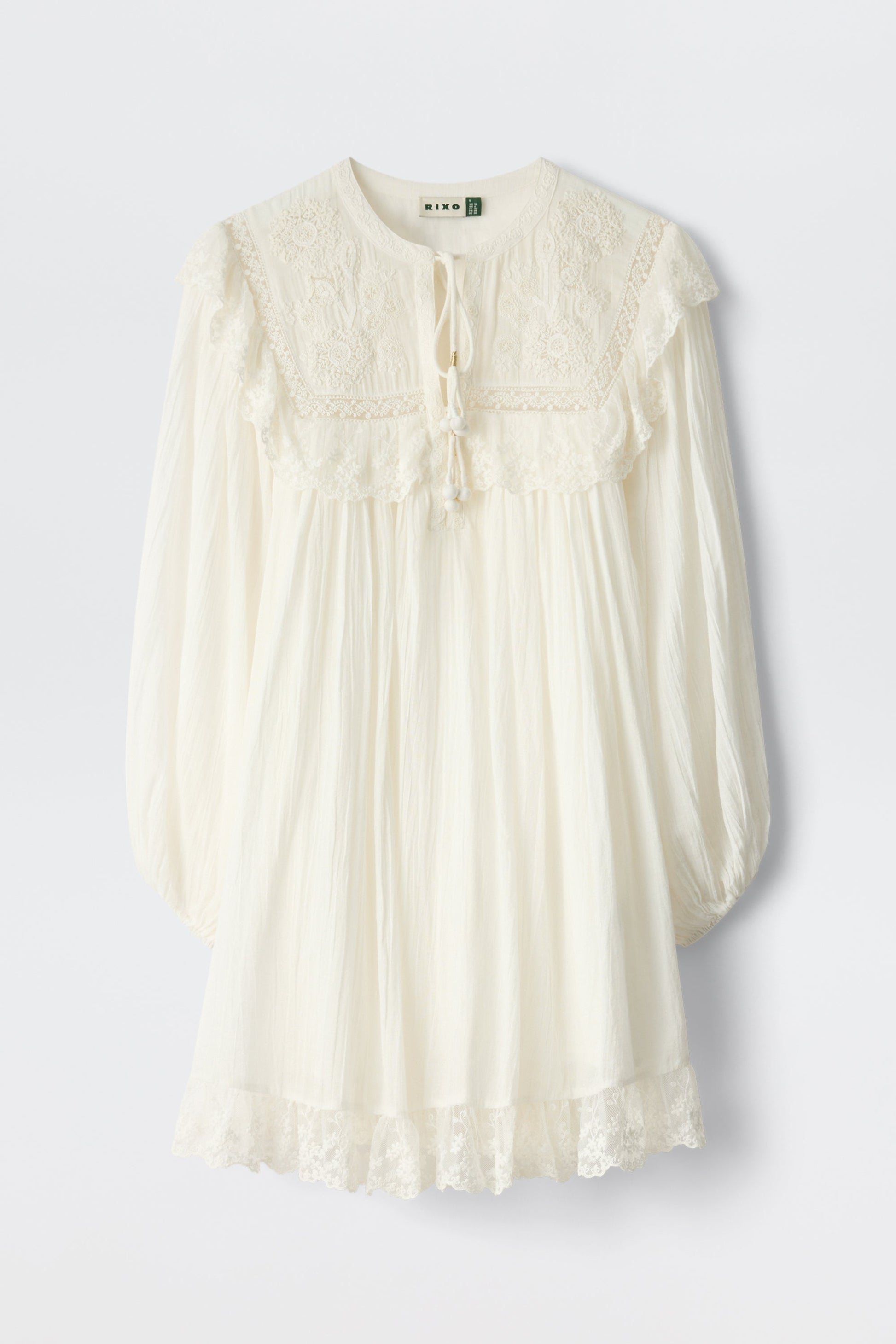 Inez - Lilly Embroidery Ivory