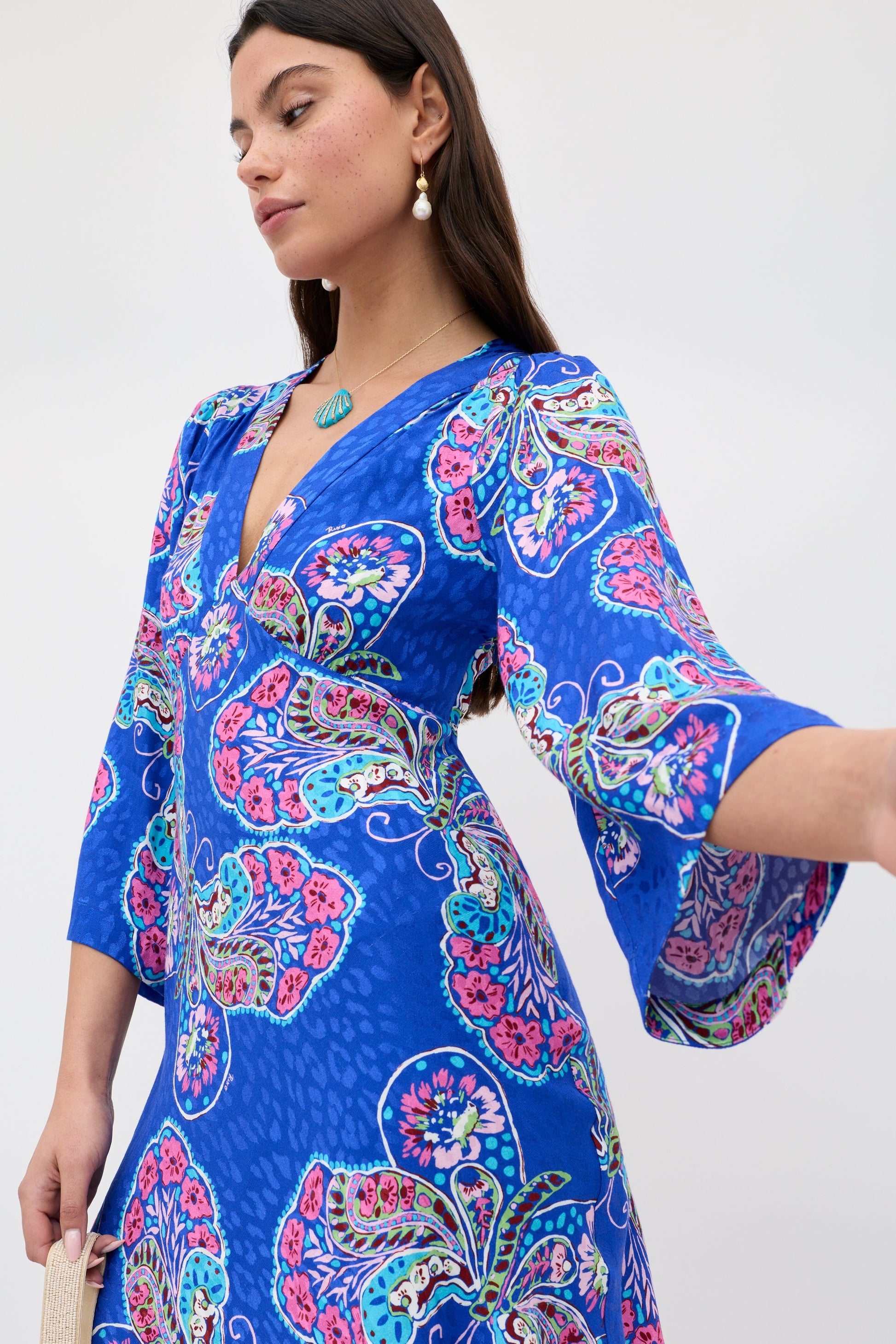 Margaux - Butterfly Bloom Jacquard Blue