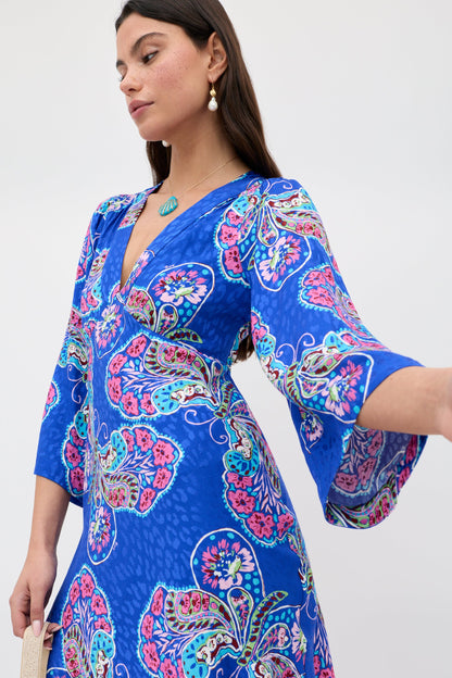 Margaux - Butterfly Bloom Jacquard Blue