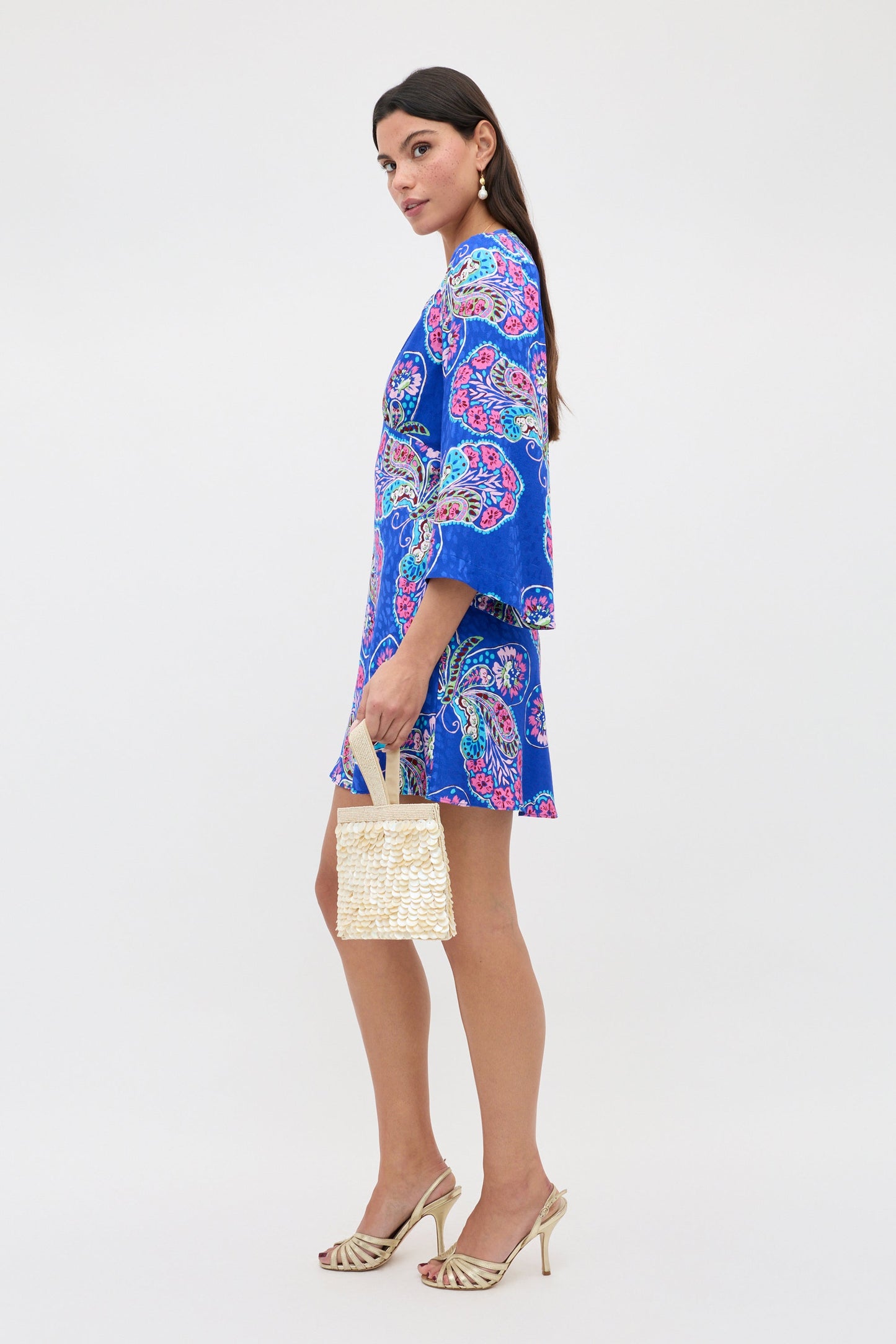 Margaux - Butterfly Bloom Jacquard Blue