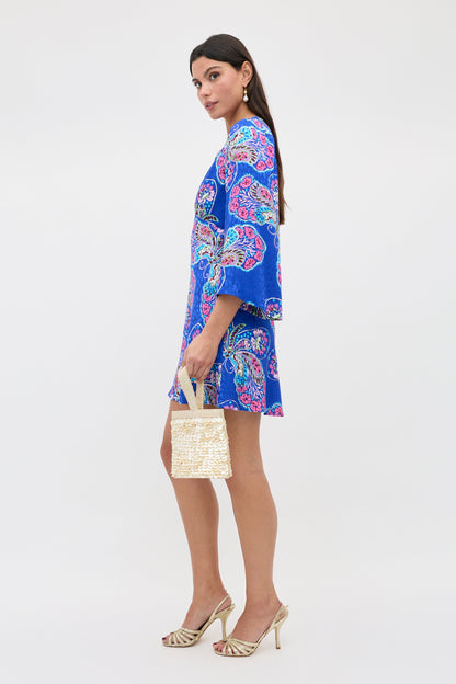 Margaux - Butterfly Bloom Jacquard Blue