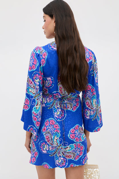 Margaux - Butterfly Bloom Jacquard Blue
