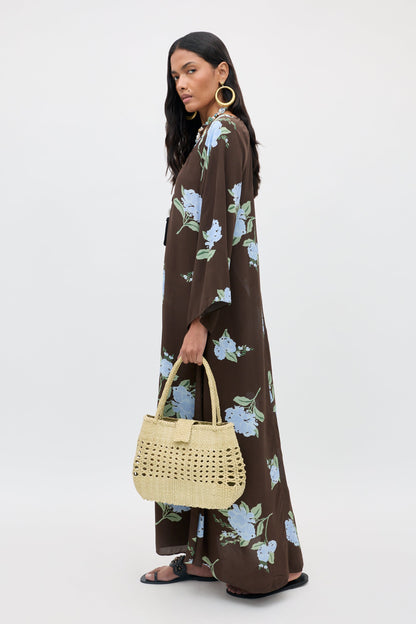 Lianne - Peonies Scatter Brown