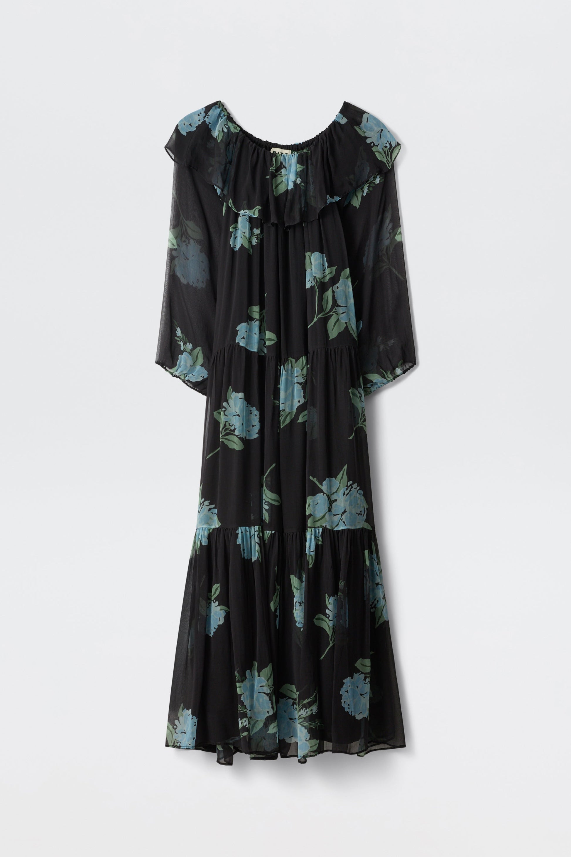 Lela - Peonies Scatter Charcoal