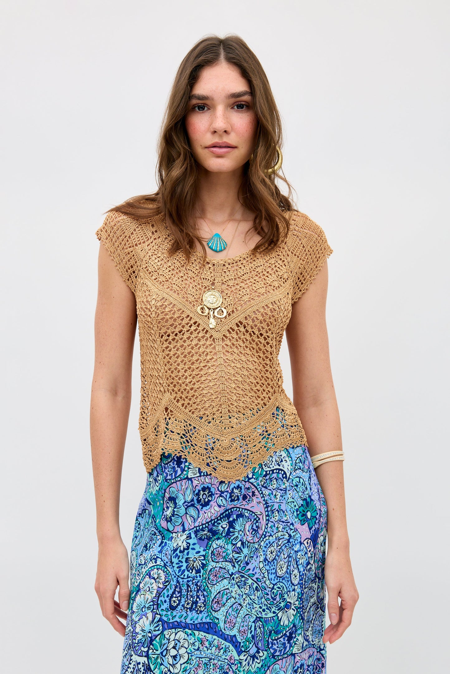 Kelly - Paisley Floral Blue