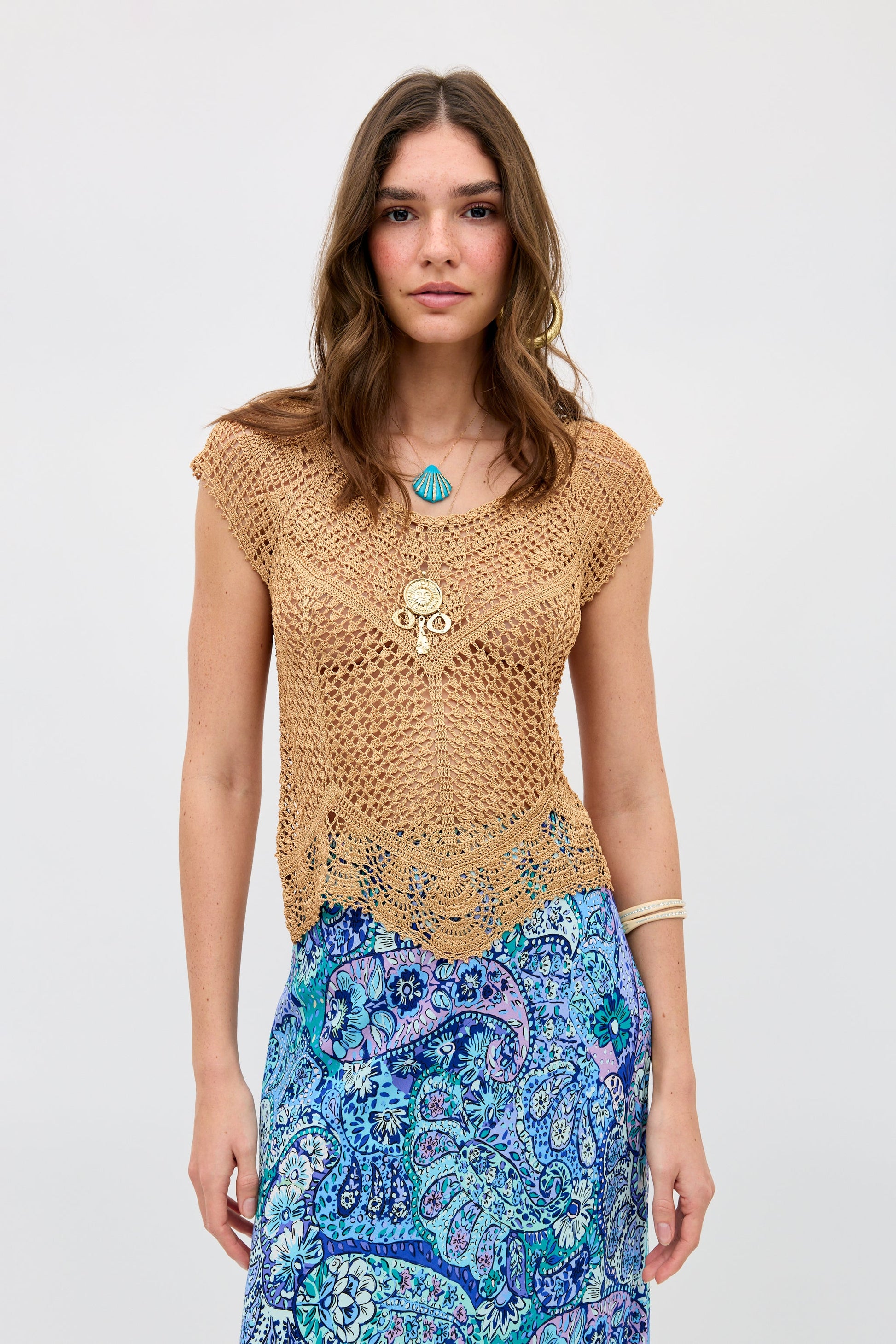 Kelly - Paisley Floral Blue