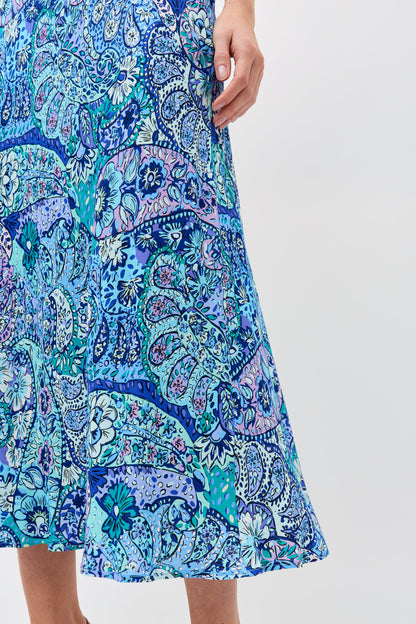 Kelly - Paisley Floral Blue