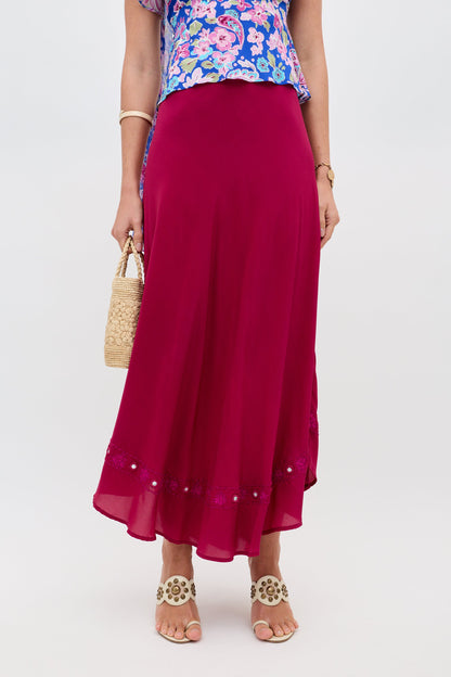 Rudy - Mirror Embellishment Magenta Pink
