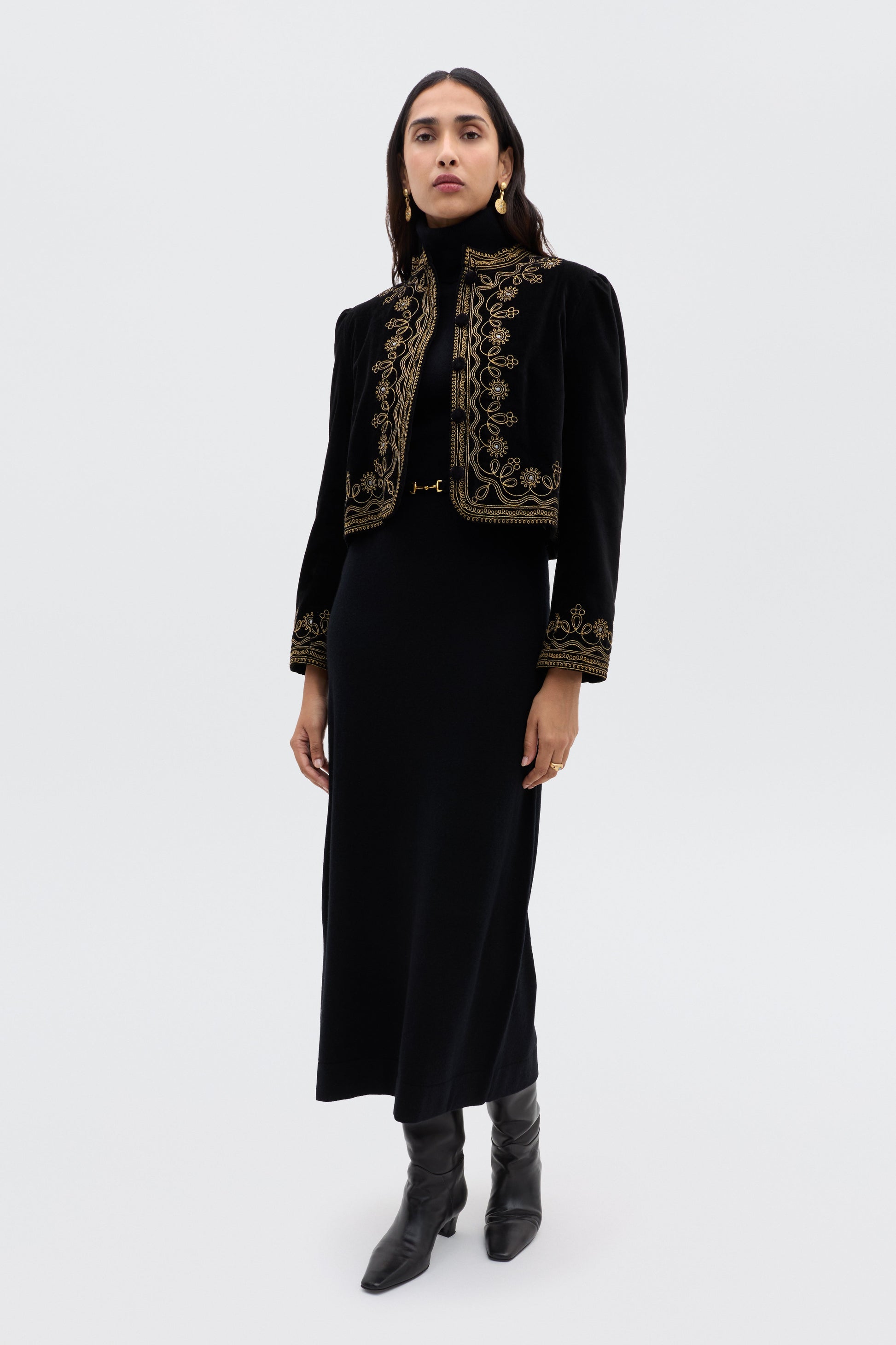 Denver - Soutache Black