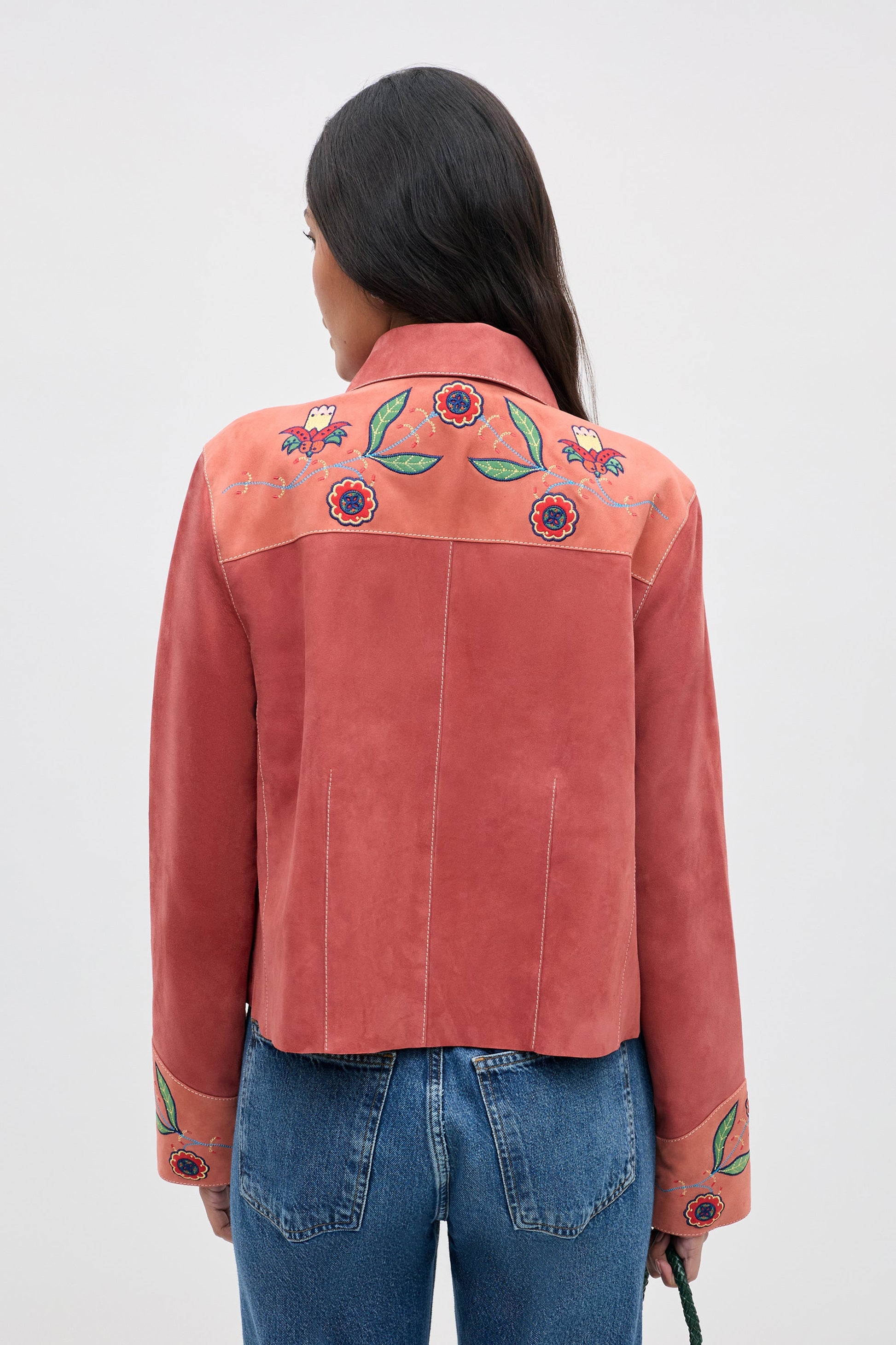 Karmen - Folk Bloom Appliqué Brown