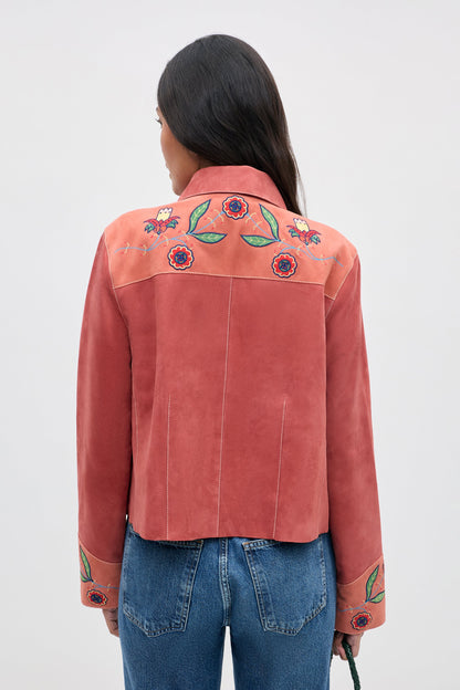 Karmen - Folk Bloom Appliqué Brown