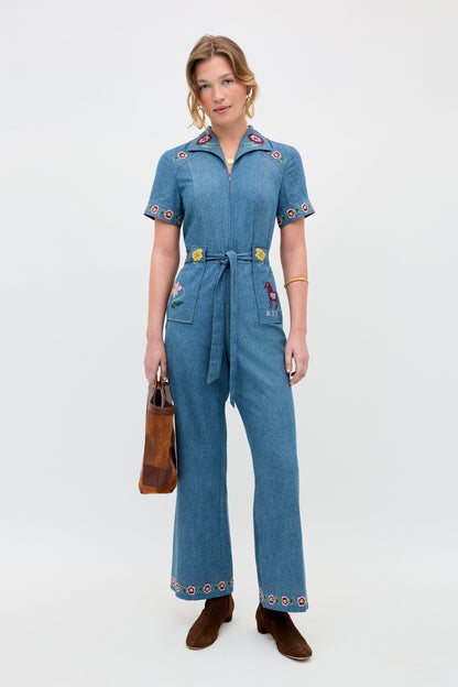 Briana - Juliette Embroidery Blue