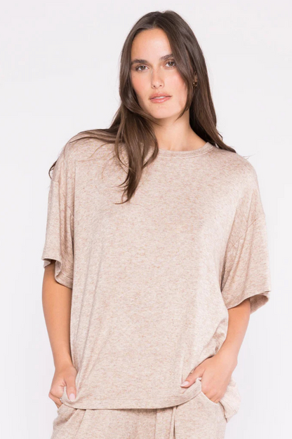 Sweater Knit Big Shirt