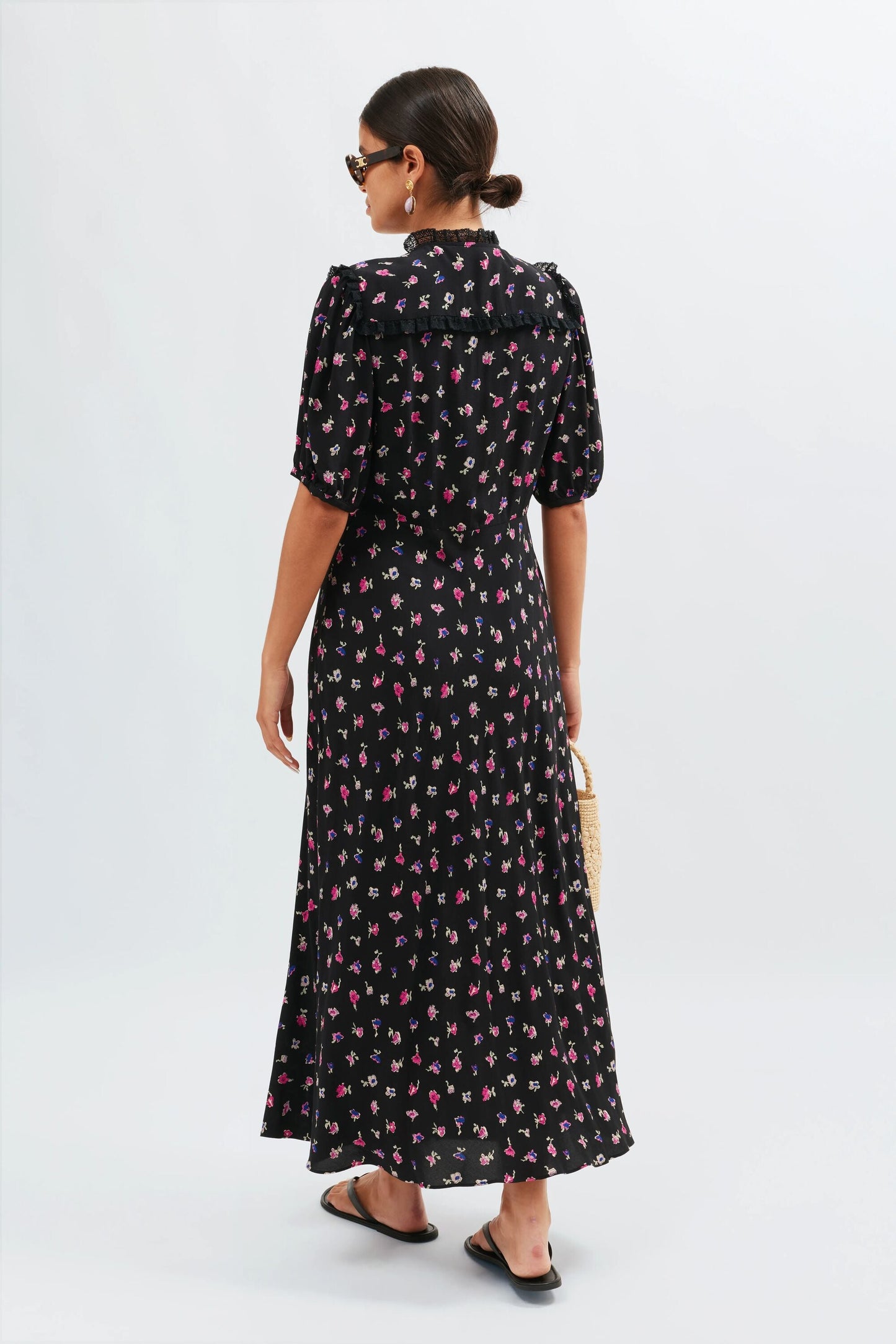 Gwen  -  French Ditsy Black