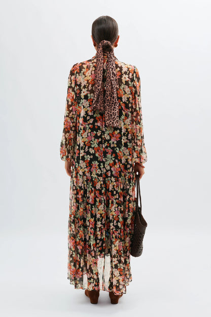 Adalind  -  Primrose Floral Deep Navy