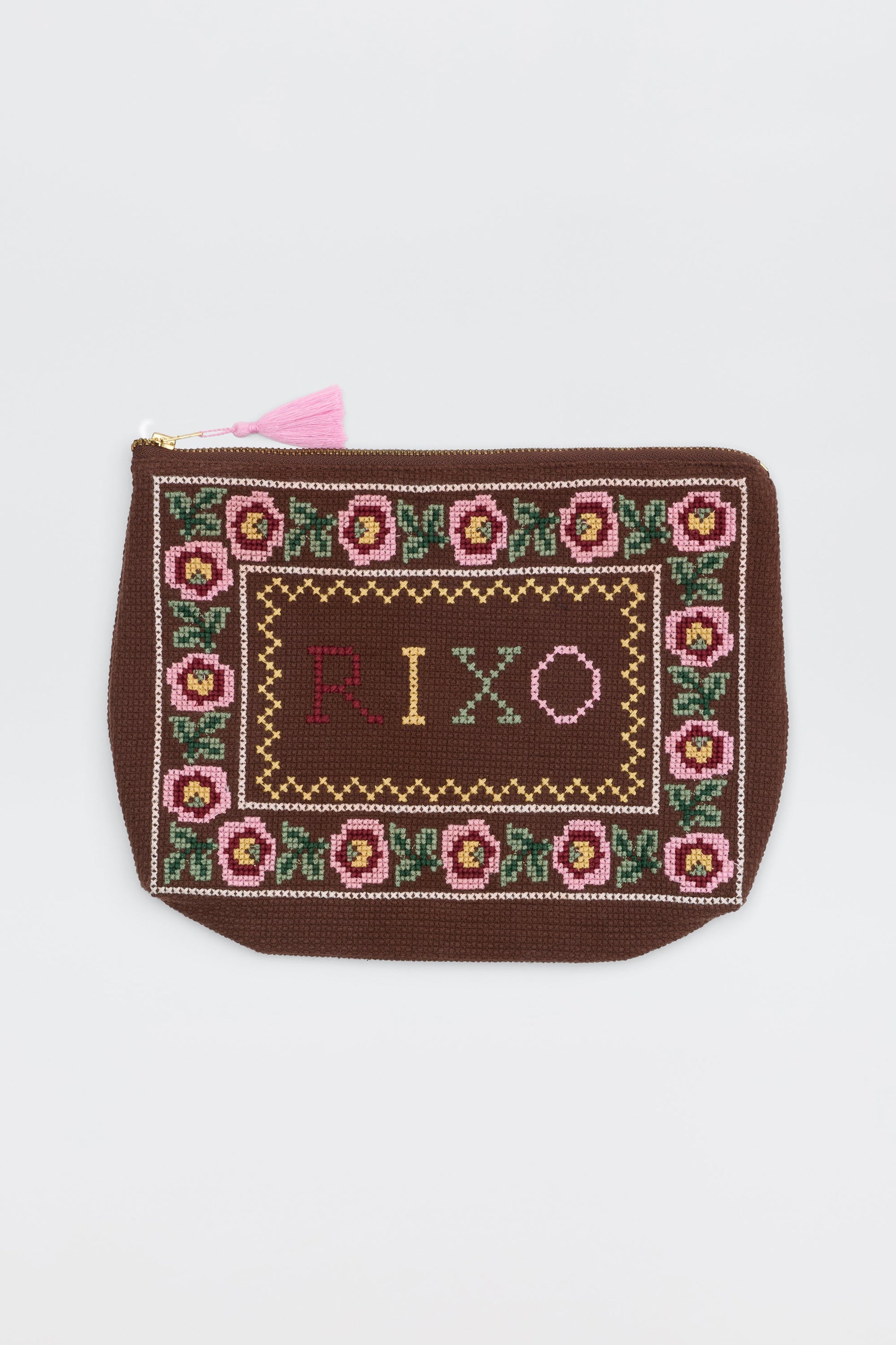 Reiko  -  Rosalia Cross Stitch Embroidery Brown