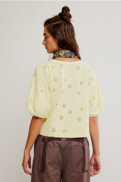 Jessie Eyelet Tee