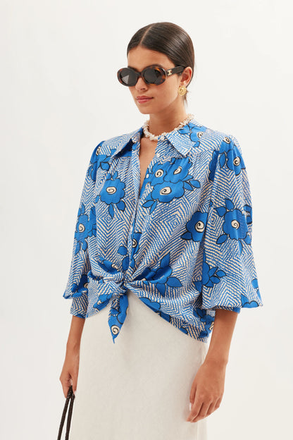 Blake  -  Milos Floral Blue