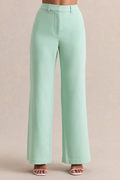 Malou | Sage Tailored Trousers