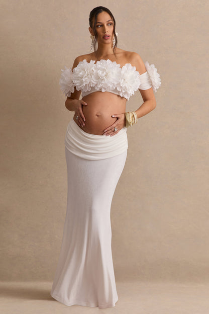 Arwenne | White Maxi Skirt