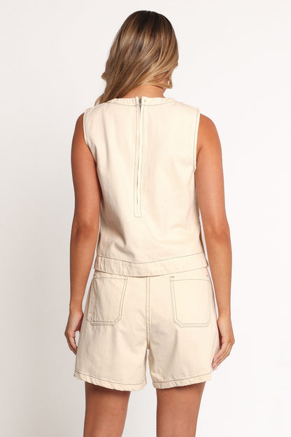 Levi Top - Ecru